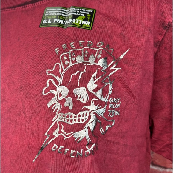 Affliction Freedom Defender Men's Short Sleeve Graphic T-shirt -Size: XL - NWT - Picture 4 of 11